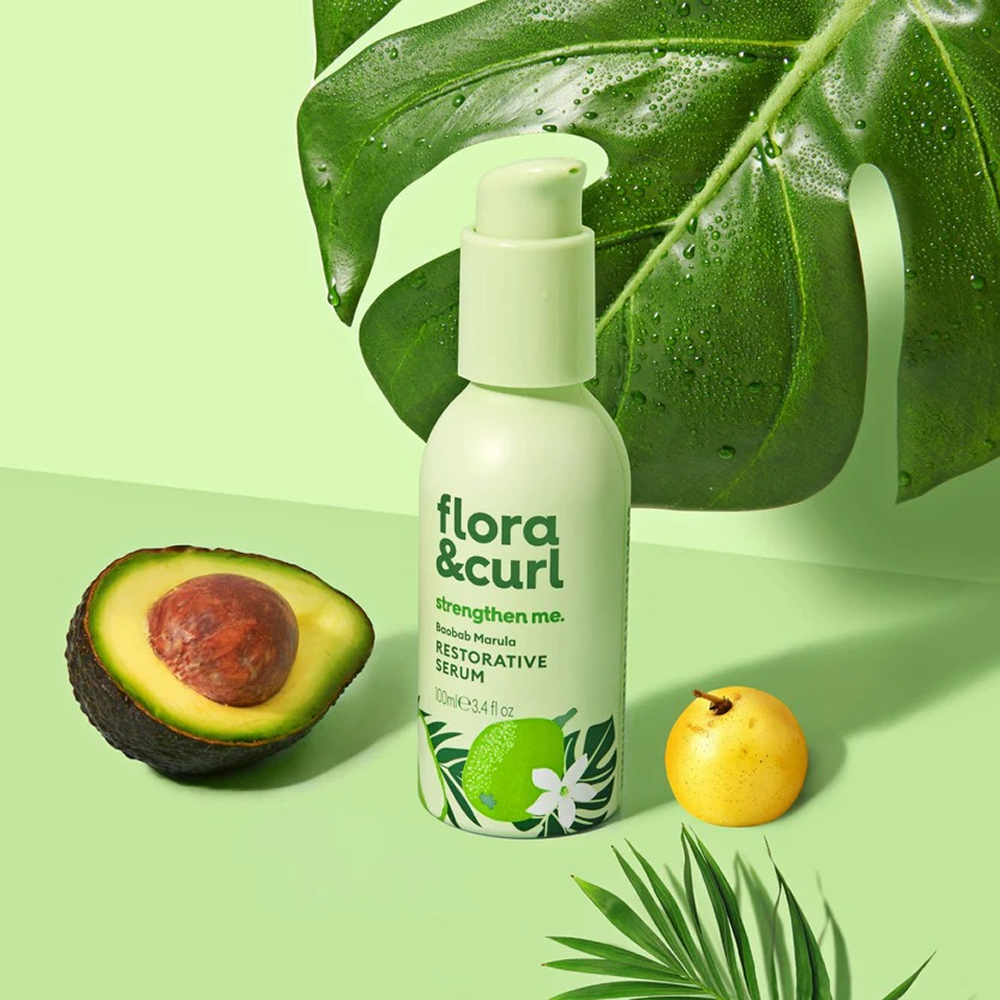 Flora & Curl Baobab Marula Restorative Serum 100ml - Sérum capilar - Curly Nest Spain