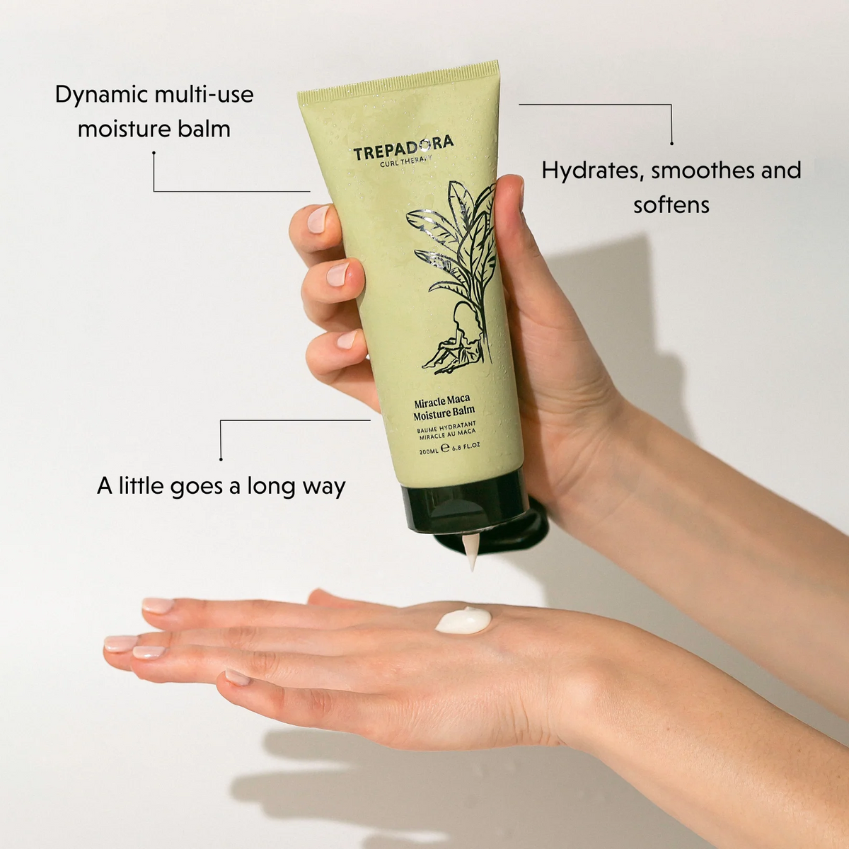 Trepadora Miracle Maca Moisture Balm 200ml - Crema para peinar - Curly Nest Spain