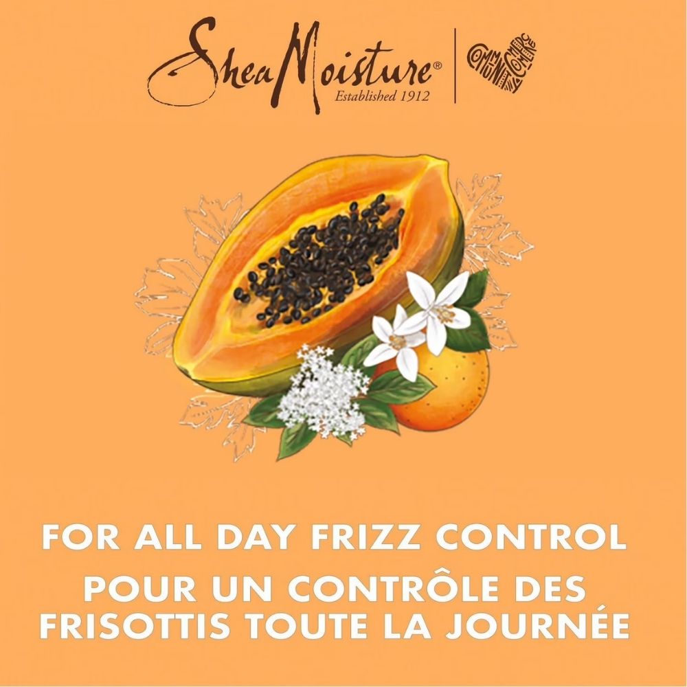 Shea Moisture Papaya & Neroli All Day Frizz Control Shampoo - Champú Suave - Curly Nest Spain