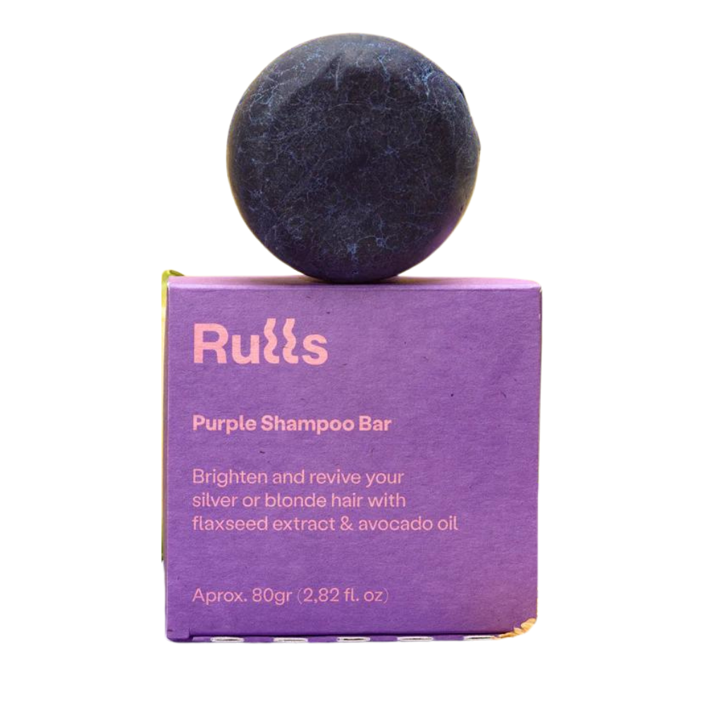 Rulls Purple Shampoo Bar 80g - Champú en pastilla - Curly Nest Spain