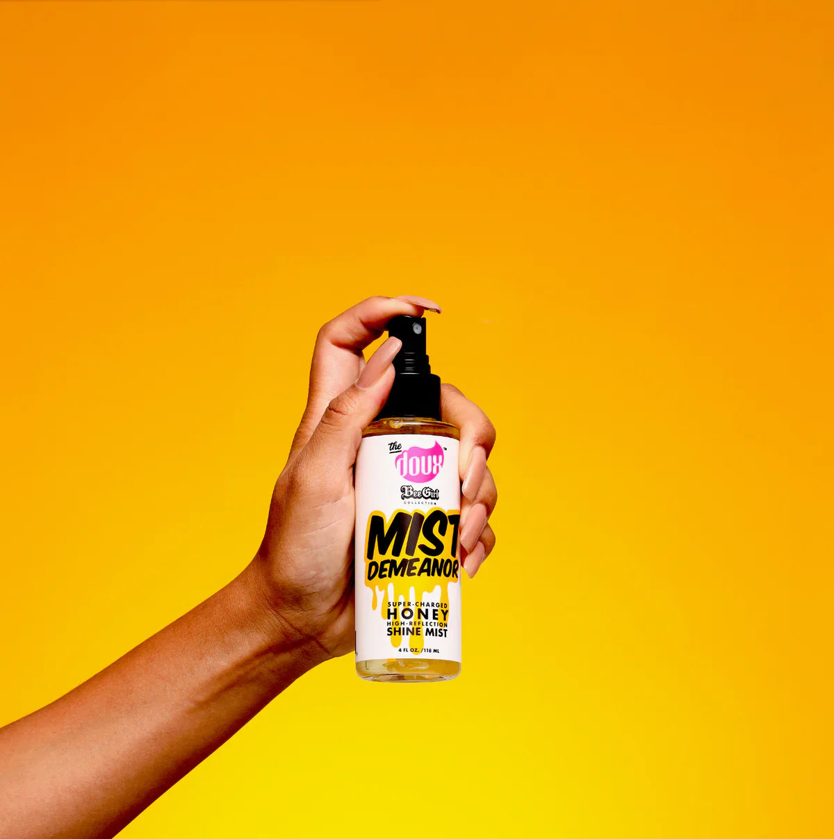 The Doux Bee Girl Mist Demeanor Honey Shine Mist 118ml - rizos estimulantes - Curly Nest Spain