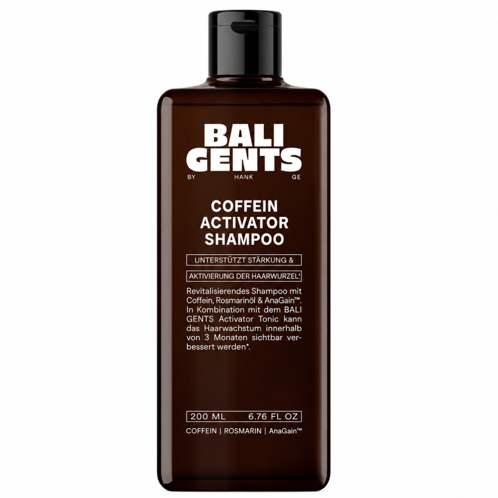 Bali Gents Coffein Activator Shampoo 200ml - Todo - Curly Nest Spain