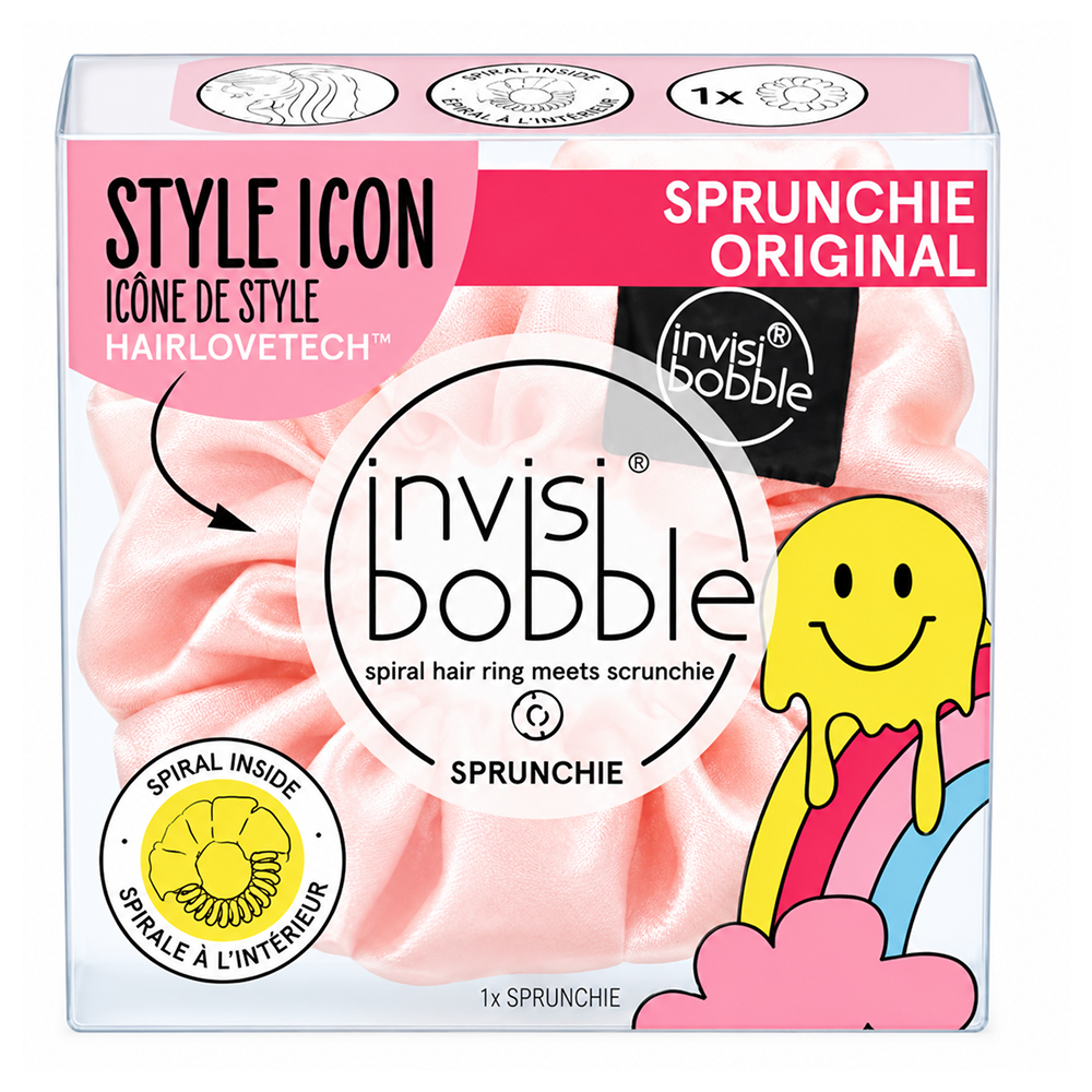 Invisibobble Sprunchie Paint No Mountain High Strawberry - gomas para el pelo - Curly Nest Spain