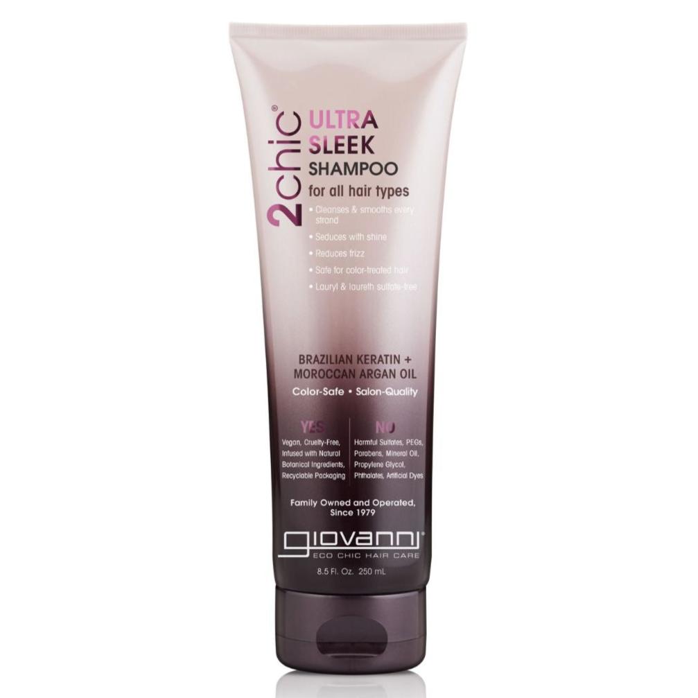 Giovanni 2Chic Ultra-Sleek Shampoo 250ml - Champú hidratante - Curly Nest Spain