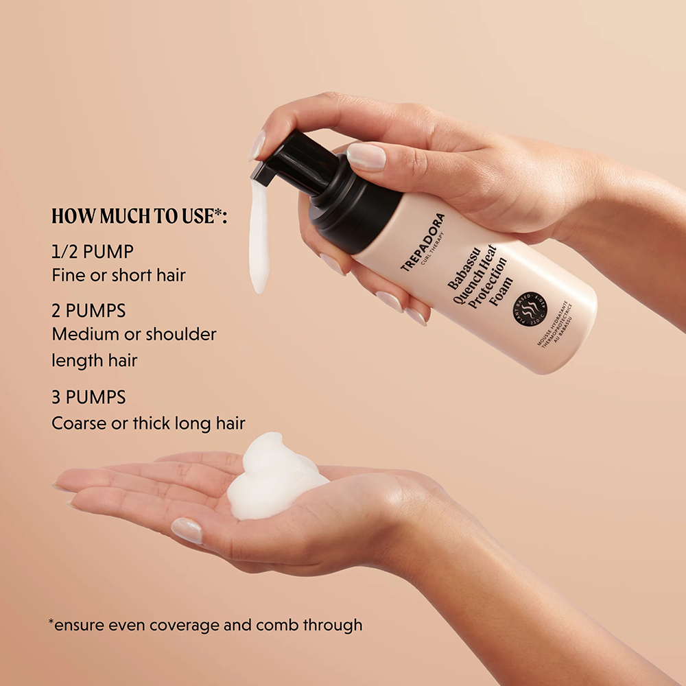 Trepadora Babassu Quench Heat Protection Foam 150ml - Protector térmico - Curly Nest Spain