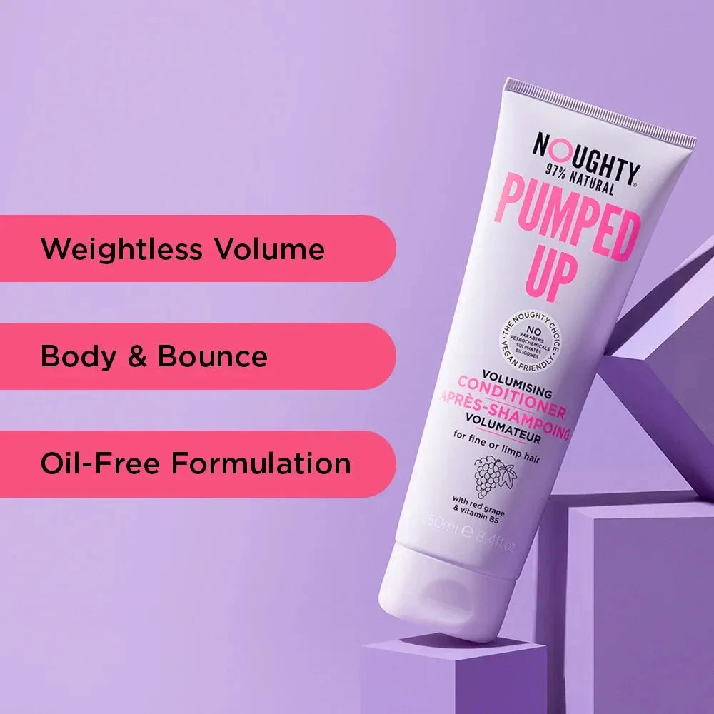 Noughty Pumped Up Volumising Conditioner 250ml - Acondicionador nutritivo - Curly Nest Spain