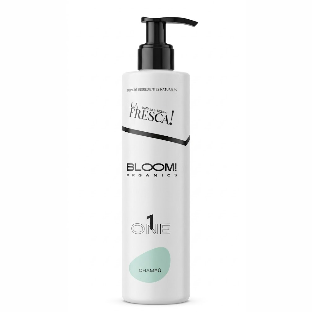 La Fresca Bloom Organics 1 Shampoo 250ml - champú purificante - Curly Nest Spain