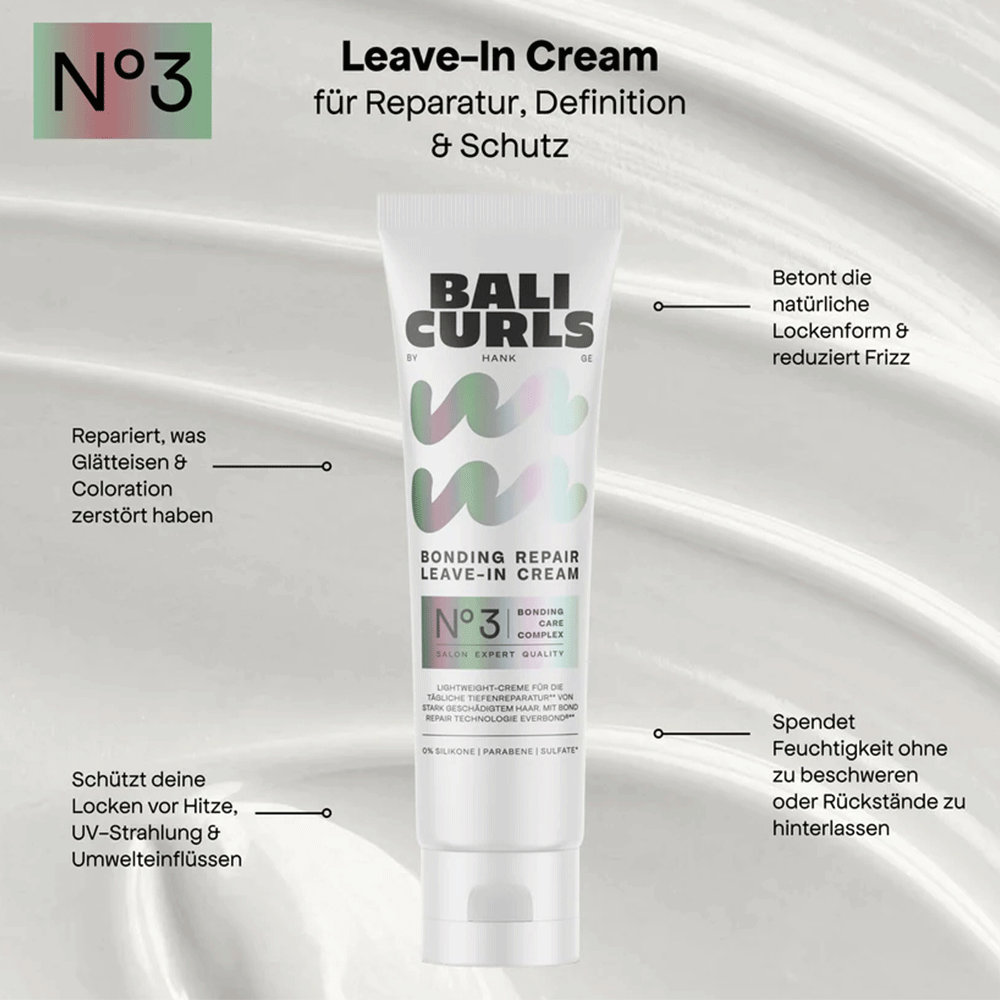 Bali Curls Bonding Repair Leave-In Cream N°3 150ml - Más tarde en - Curly Nest Spain