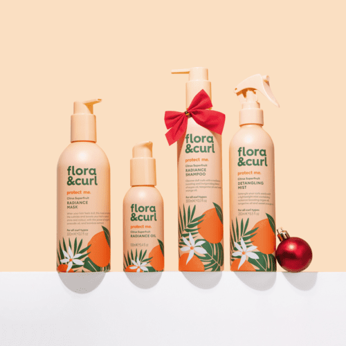 Flora & Curl Protect Me Citrus Superfruit Radiance Shampoo 300ml - Champú fortalecedor - Curly Nest Spain