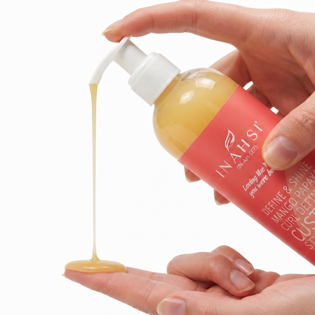 Inahsi Naturals Define & Shine Mango Papaya Curl Defining Custard
