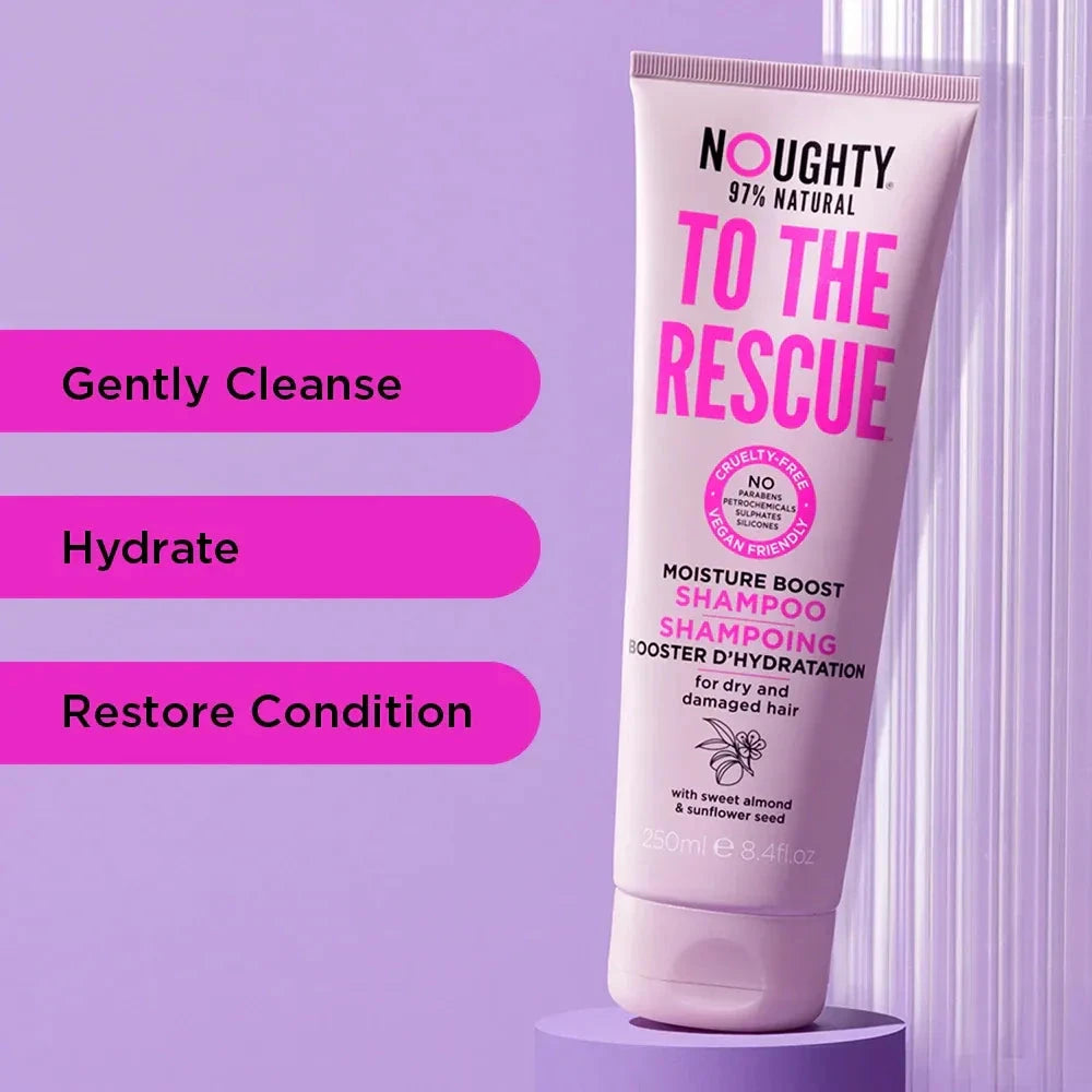 Noughty To The Rescue Moisture Boost Shampoo 250ml - Champú hidratante - Curly Nest Spain