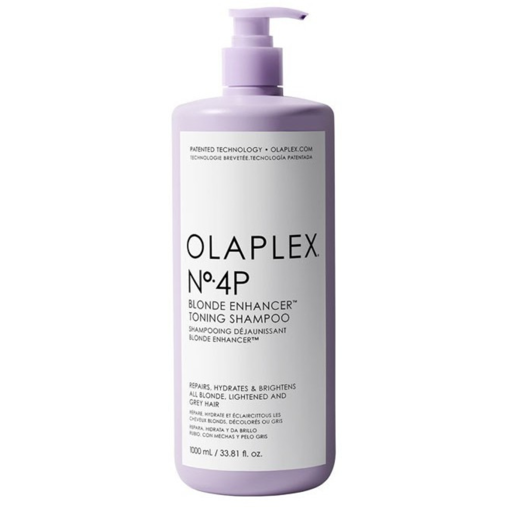 Olaplex Nº4P Blonde Enhancer Toning Shampoo - Champú tonificante - Curly Nest Spain