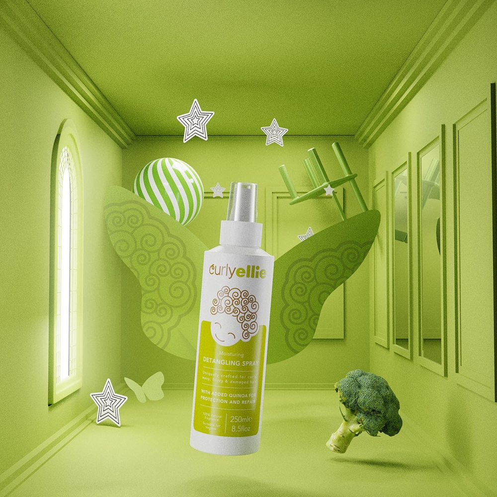 CurlyEllie Moisturizing Detangling Spray - Spray desenredante - Curly Nest Spain