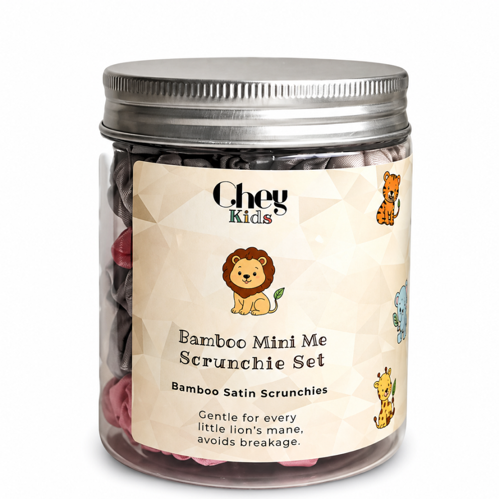 Chey Haircare Kids Bamboo Mini Scrunchie Set - Juego de accesorios - Curly Nest Spain