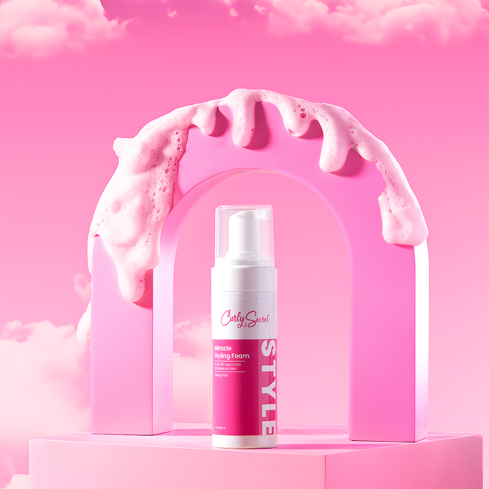Curly Secret Miracle Styling Foam - Espuma fijadora - Curly Nest Spain