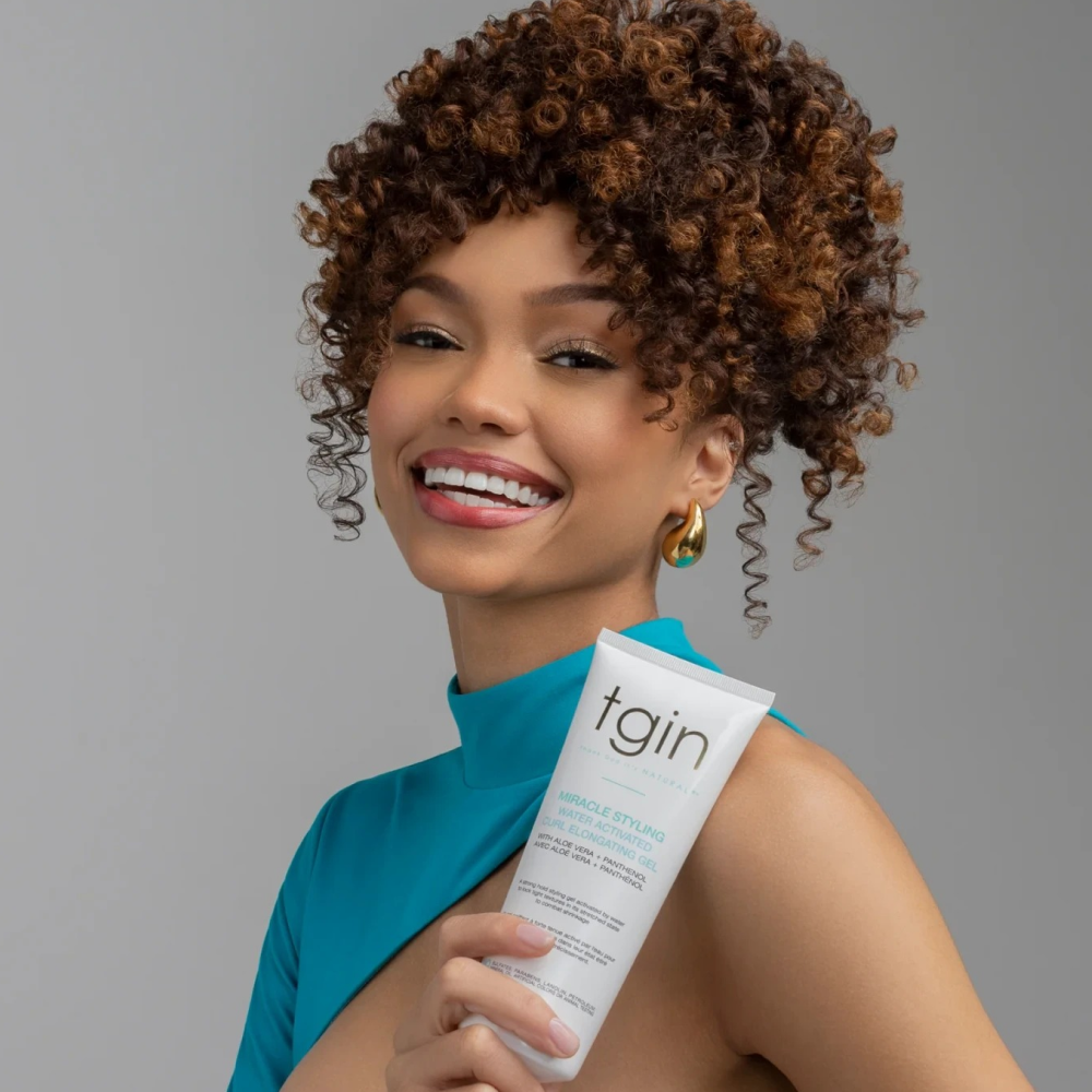 Tgin Miracle Styling Water Activated Curl Elongating Gel 8oz - Styling Gel - Curly Nest Spain