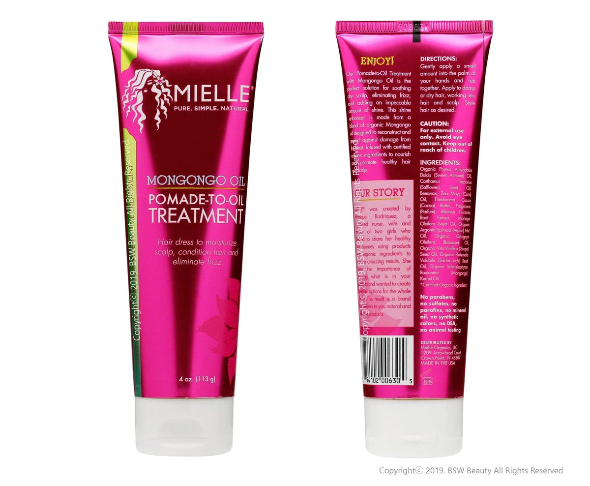 Mielle Mongongo Oil Pomade-to-Oil Treatment 113g - Cuidado del cuero cabelludo - Curly Nest Spain
