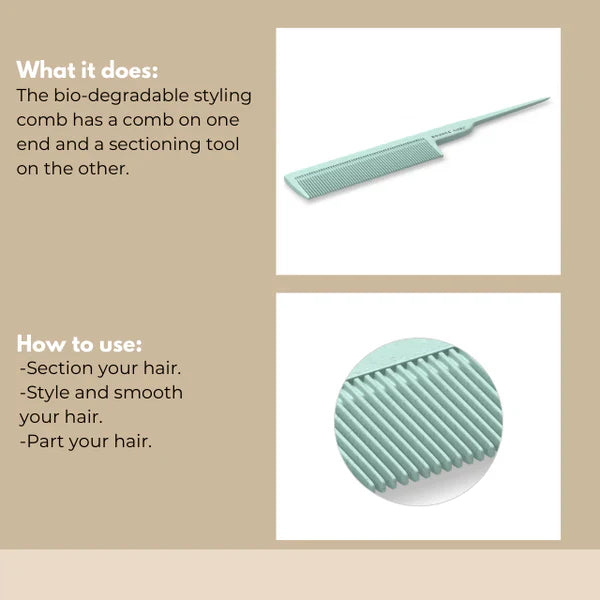 Bounce Curl Styling Comb (Teal) - Peine de peluquería - Curly Nest Spain