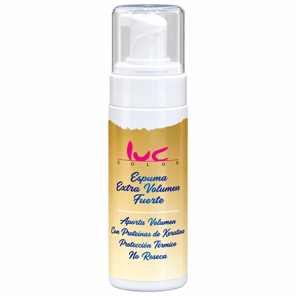 Luc Color Extra Volume Strong Foam 160ml - Espuma para peinar - Curly Nest Spain