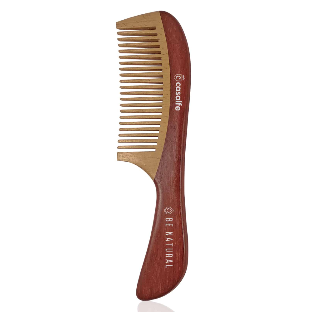 Casalfe Wooden Handle Comb - Peine desenredante - Curly Nest Spain