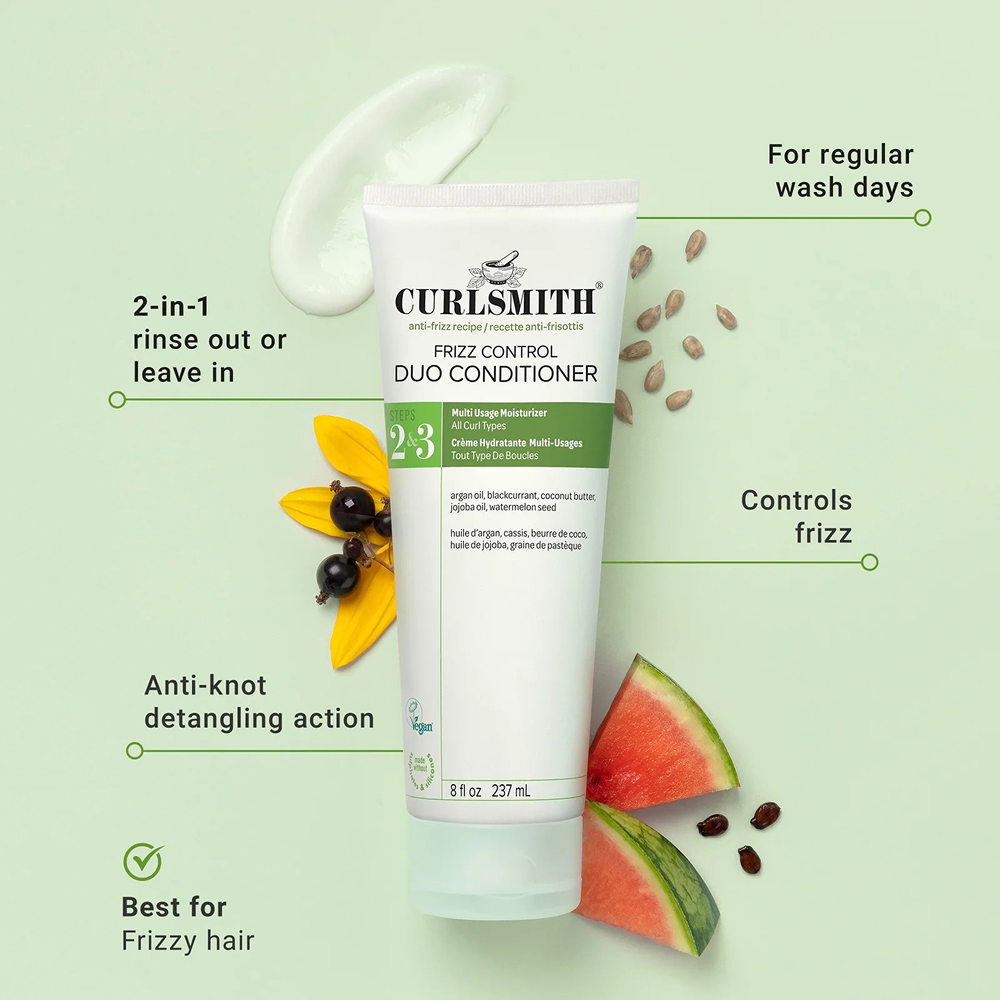 Curlsmith Frizz Control Duo Conditioner - Acondicionador multifuncional - Curly Nest Spain