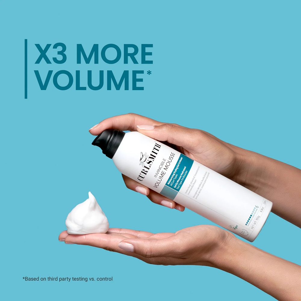 Curlsmith Invincible Volume Mousse 200ml - Espuma voluminizadora - Curly Nest Spain