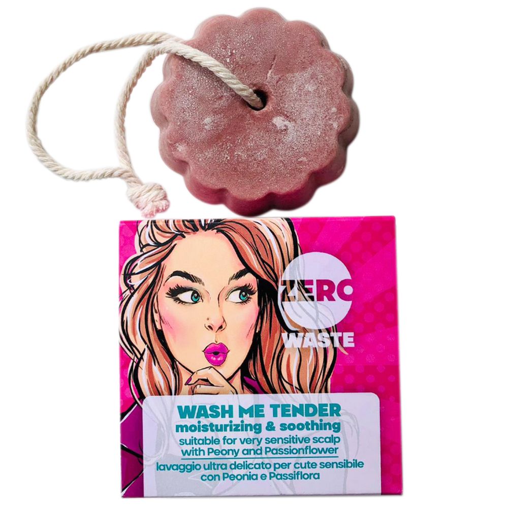 Bio Gentleaf Wash Me Tender Moisturizing & Soothing Shampoo Bar 60g - Champú en pastilla - Curly Nest Spain