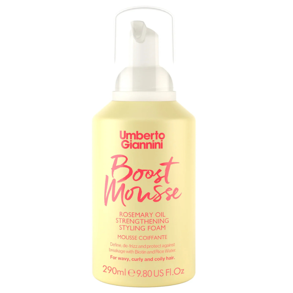 Umberto Giannini Strong Curls Rosemary Oil Strengthening Styling Foam 290ml - All - Curly Nest Spain