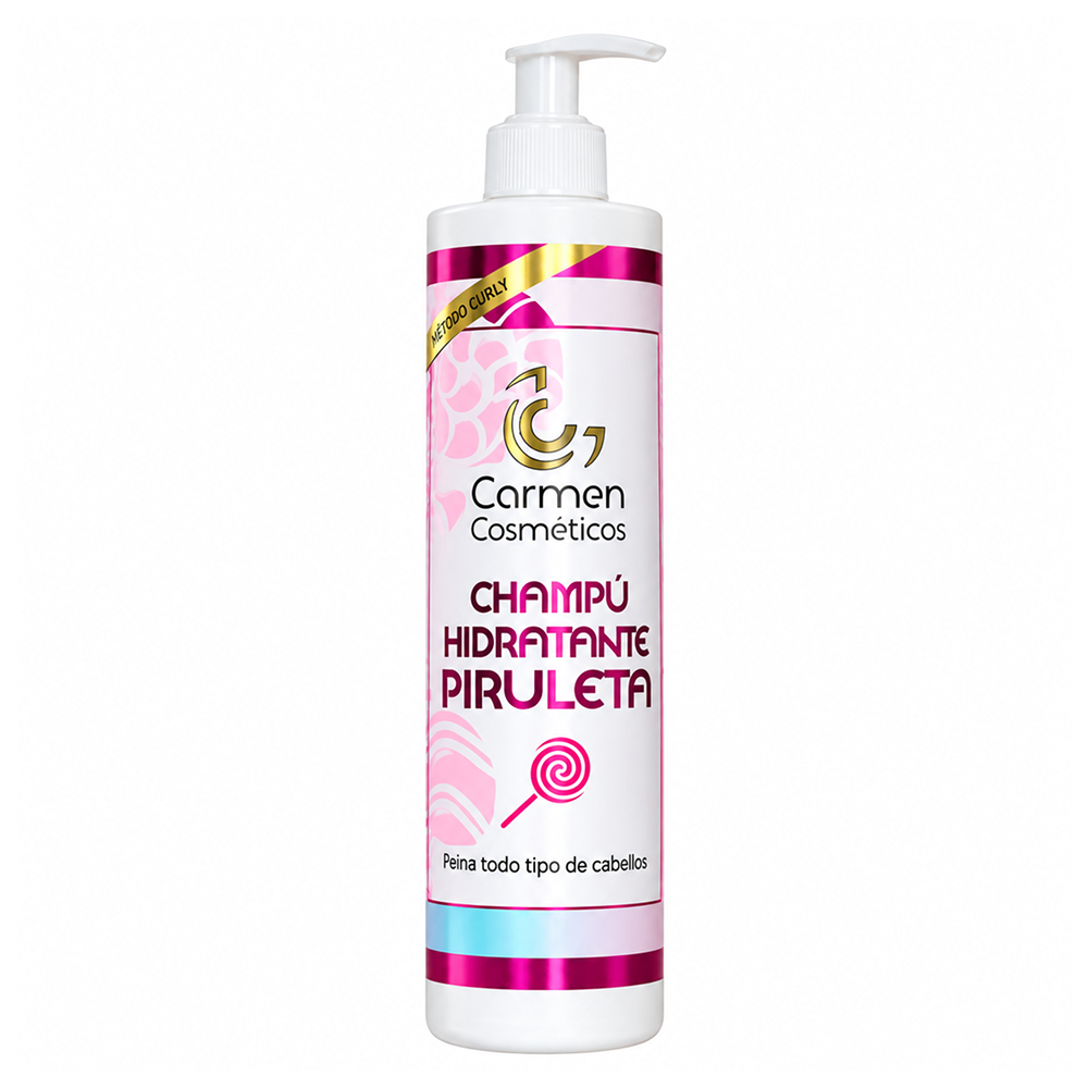 Carmen Cosmetics Lollipop Moisturizing Shampoo 500ml - Champú hidratante - Curly Nest Spain