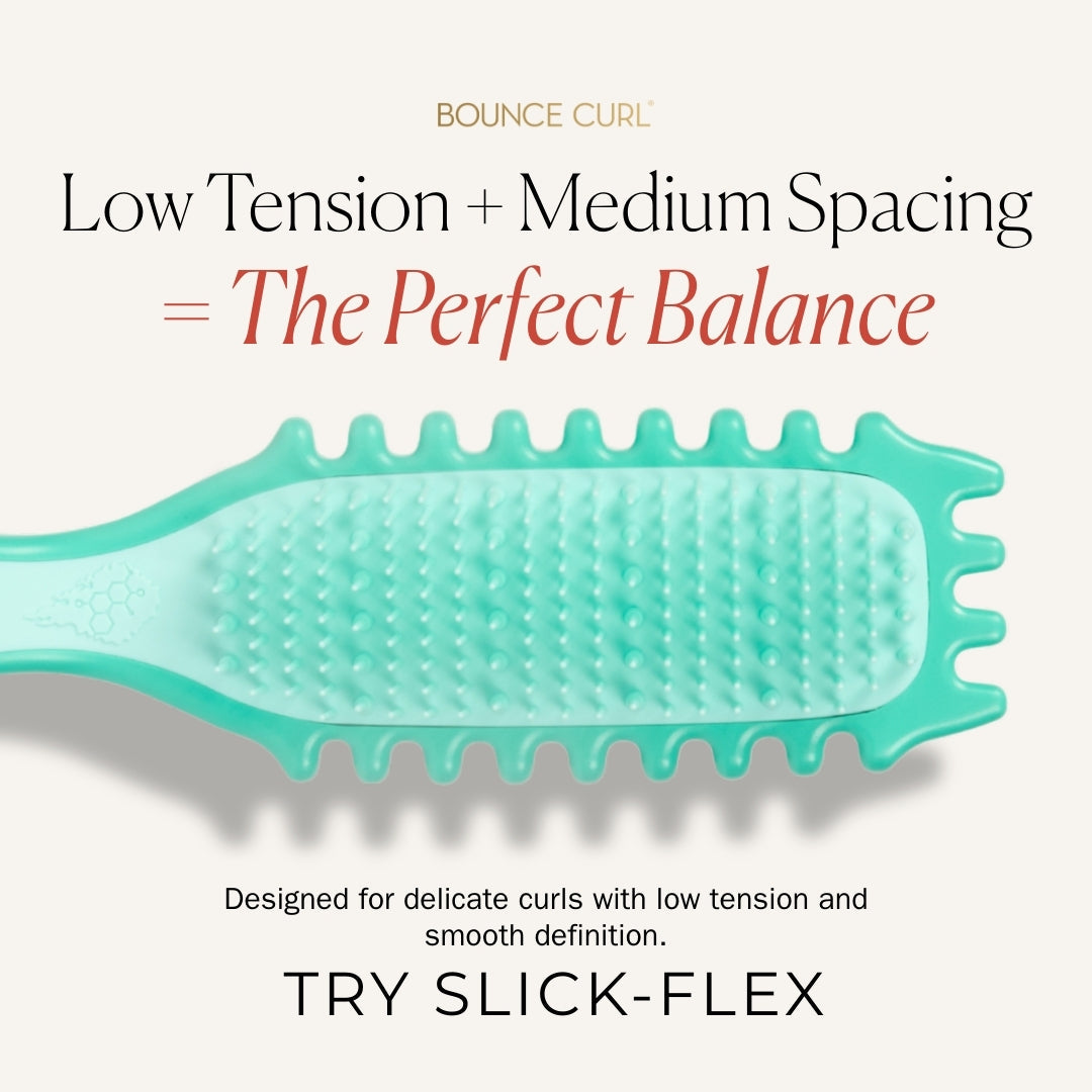 Bounce Curl Slick-Flex Define EdgeLift Brush Teal - Cepillo de peinado - Curly Nest Spain
