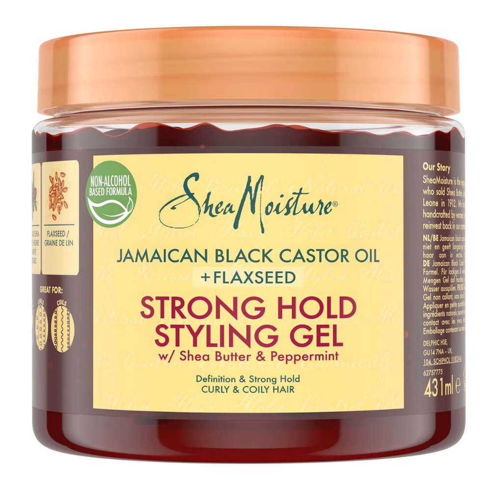 Shea Moisture Jamaican Black Castor Oil Strong Hold Gel 431ml - Todo - Curly Nest Spain