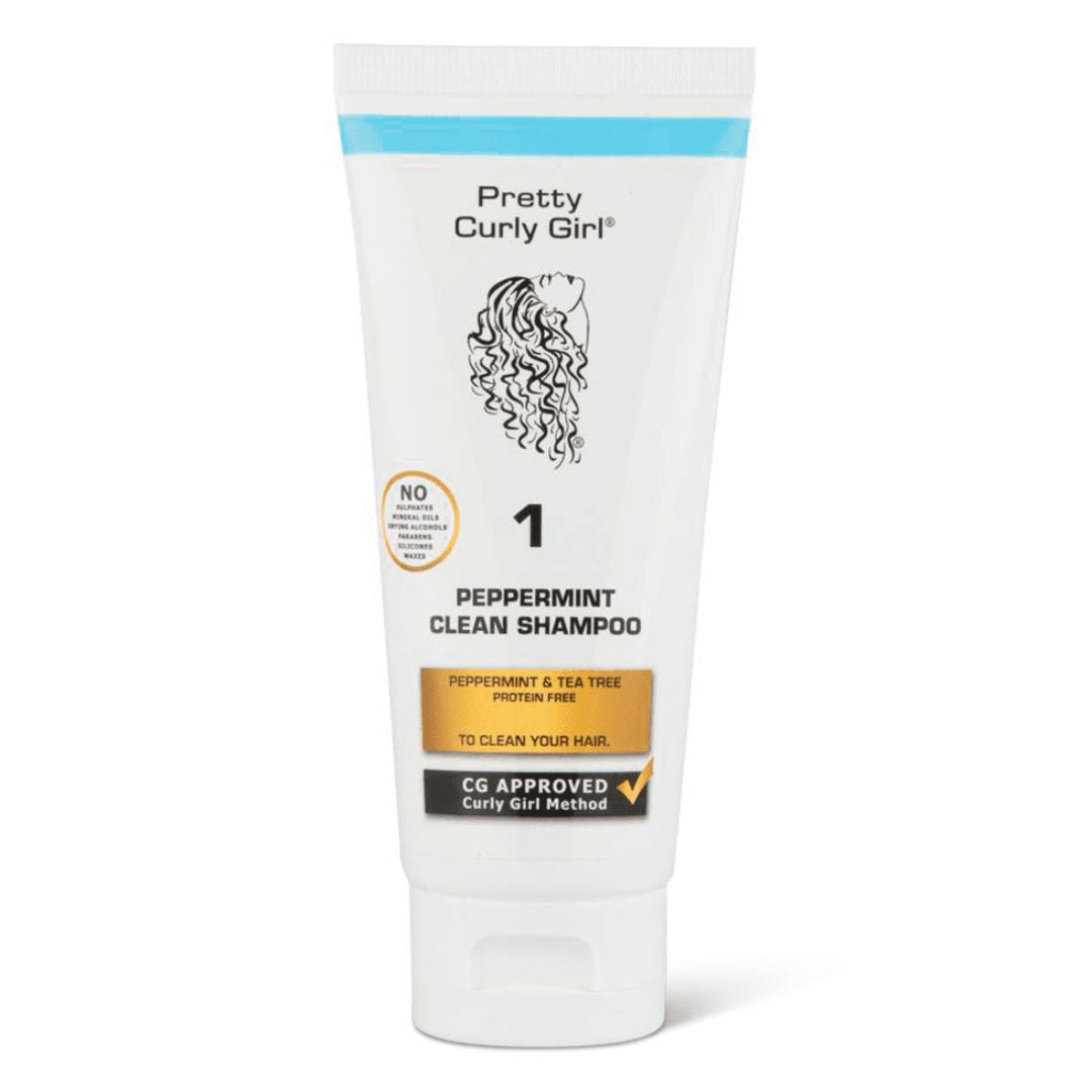 Pretty Curly Girl Peppermint Clean Shampoo - Champú desintoxicante - Curly Nest Spain