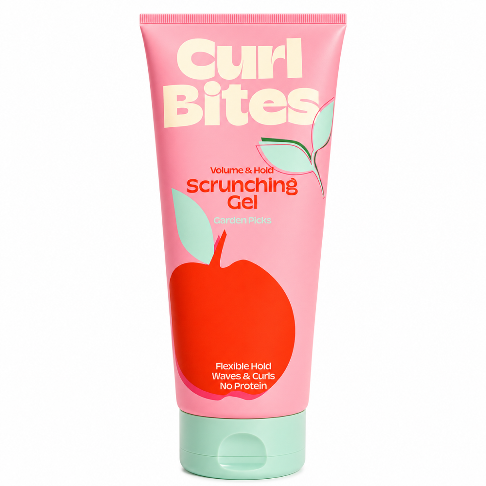 Curl Bites Volume & Hold Scrunching Gel 200ml - Styling Gel - Curly Nest Spain