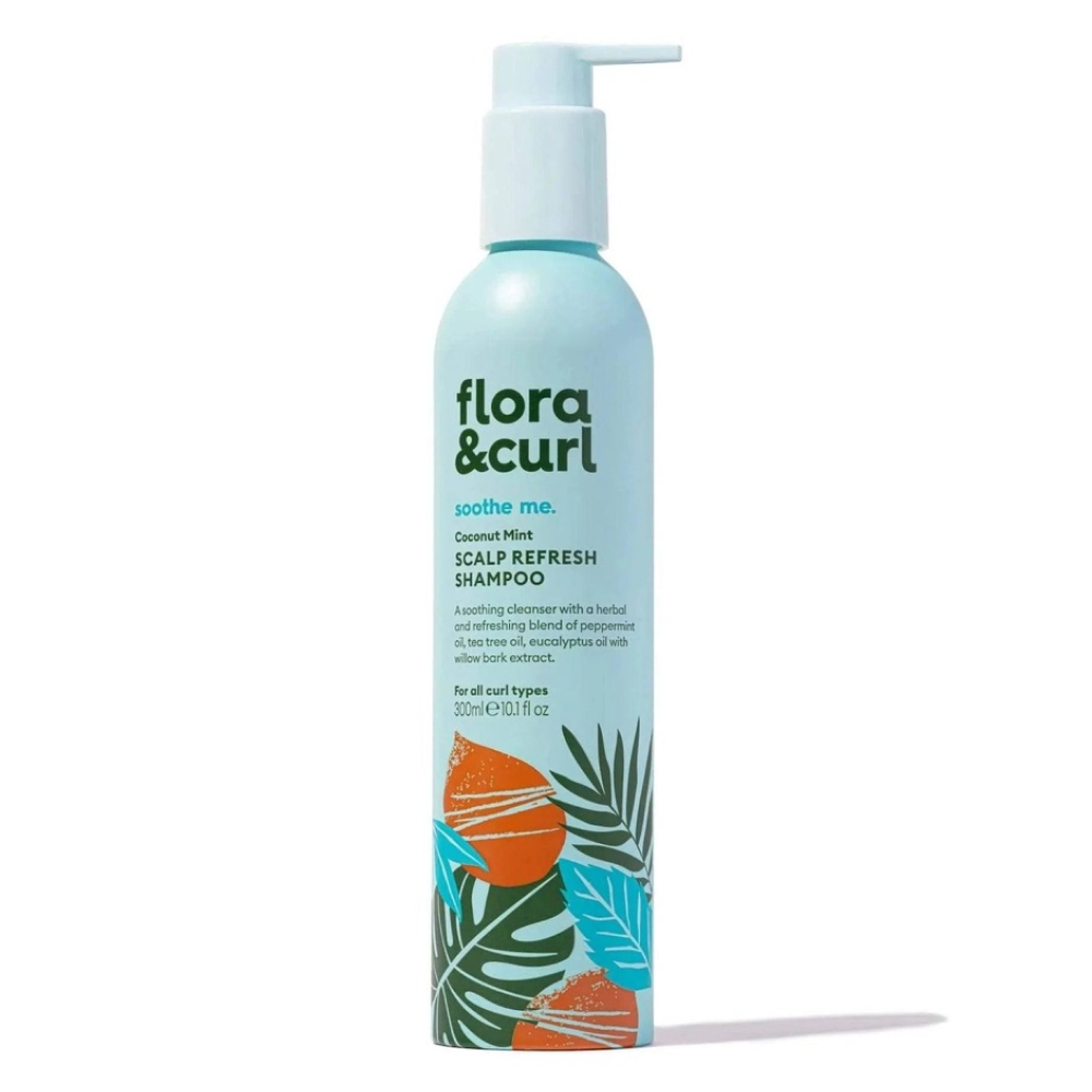 Flora & Curl Coconut Mint Refresh Scalp Cleansing Duo - Set de cuidado capilar - Curly Nest Spain