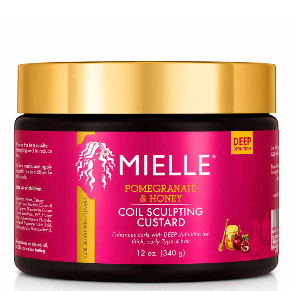 Mielle Pomegranate & Honey Pomegranate & Honey Coil Sculpting Custard 340g - Hidratante para el cabello - Curly Nest Spain