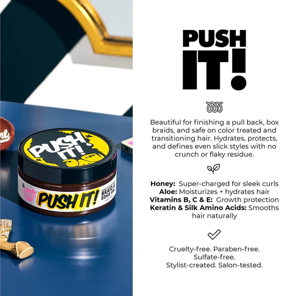 The Doux Bee Girl Push it Edge 237ml - Styling Gel - Curly Nest Spain