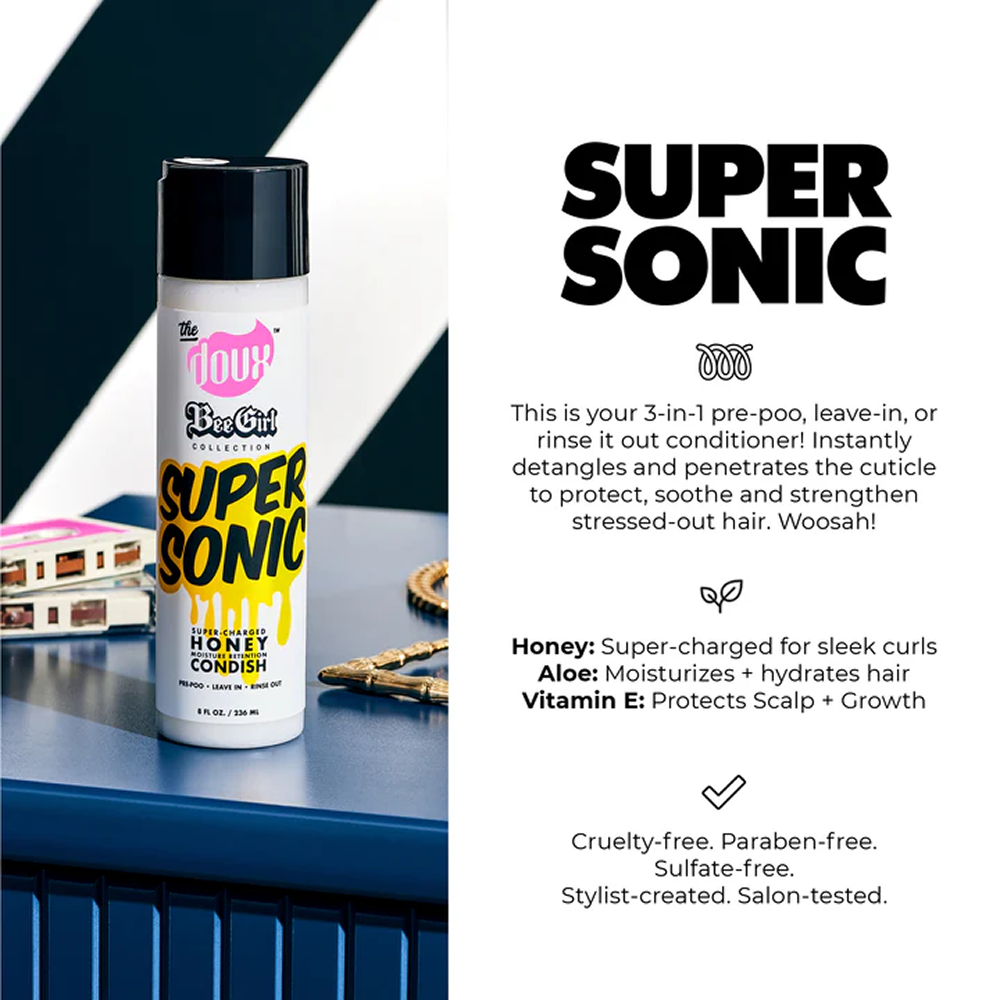 The Doux Bee Girl Supersonic Honey Condish 236ml - Acondicionador multifuncional - Curly Nest Spain