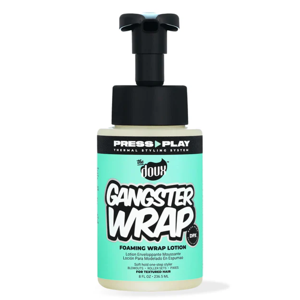 The Doux Press Play Gangster Wrap Foam Wrap Lotion 8oz - Espuma fijadora - Curly Nest Spain