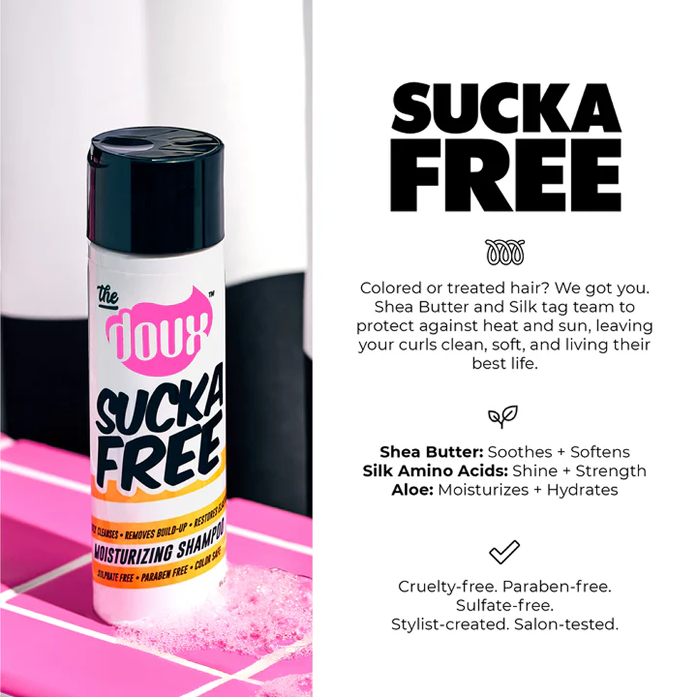 The Doux Sucka free Moisturizing Shampoo 236ml - Champú hidratante - Curly Nest Spain