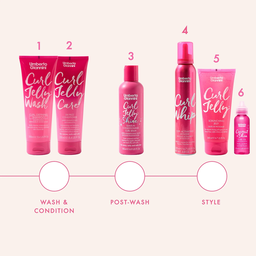 Umberto Giannini Curl Jelly Shine Leave-In Conditioning Curl Balm 180ml - Leave-in - Curly Nest Spain