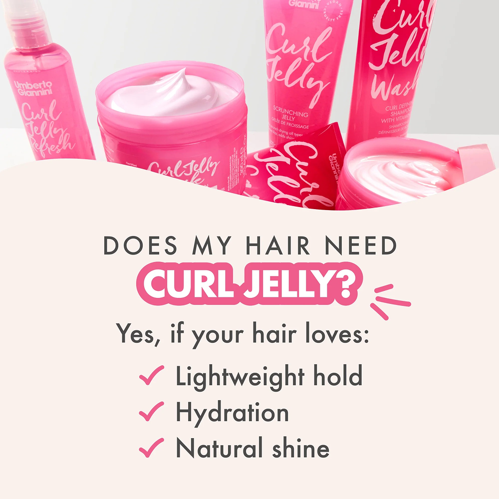 Umberto Giannini Curl Jelly Shine Leave-In Conditioning Curl Balm 180ml - Leave-in - Curly Nest Spain
