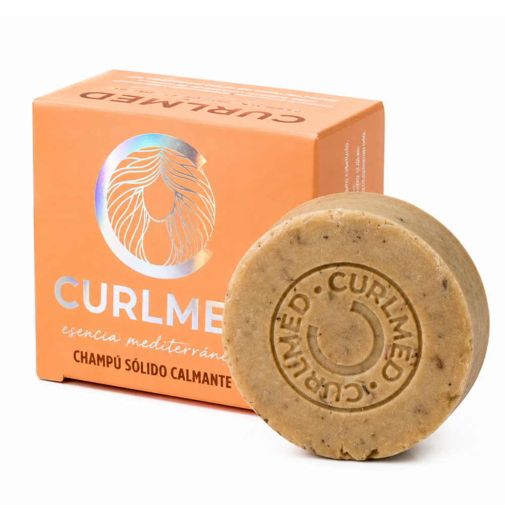 CurlMed Solid Shampoo Calming 80g - Champú sólido - Curly Nest Spain