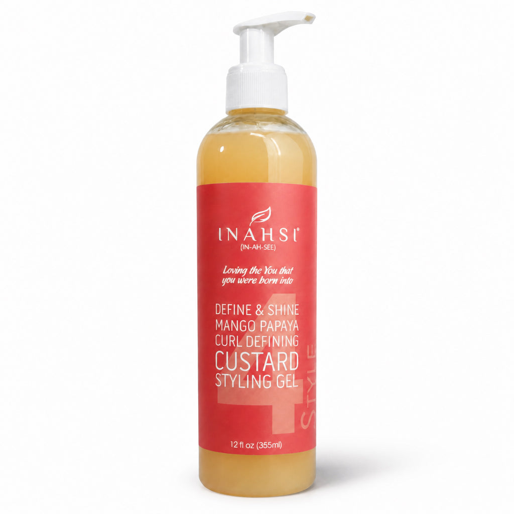 Inahsi Naturals Define & Shine Mango Papaya Curl Defining Custard