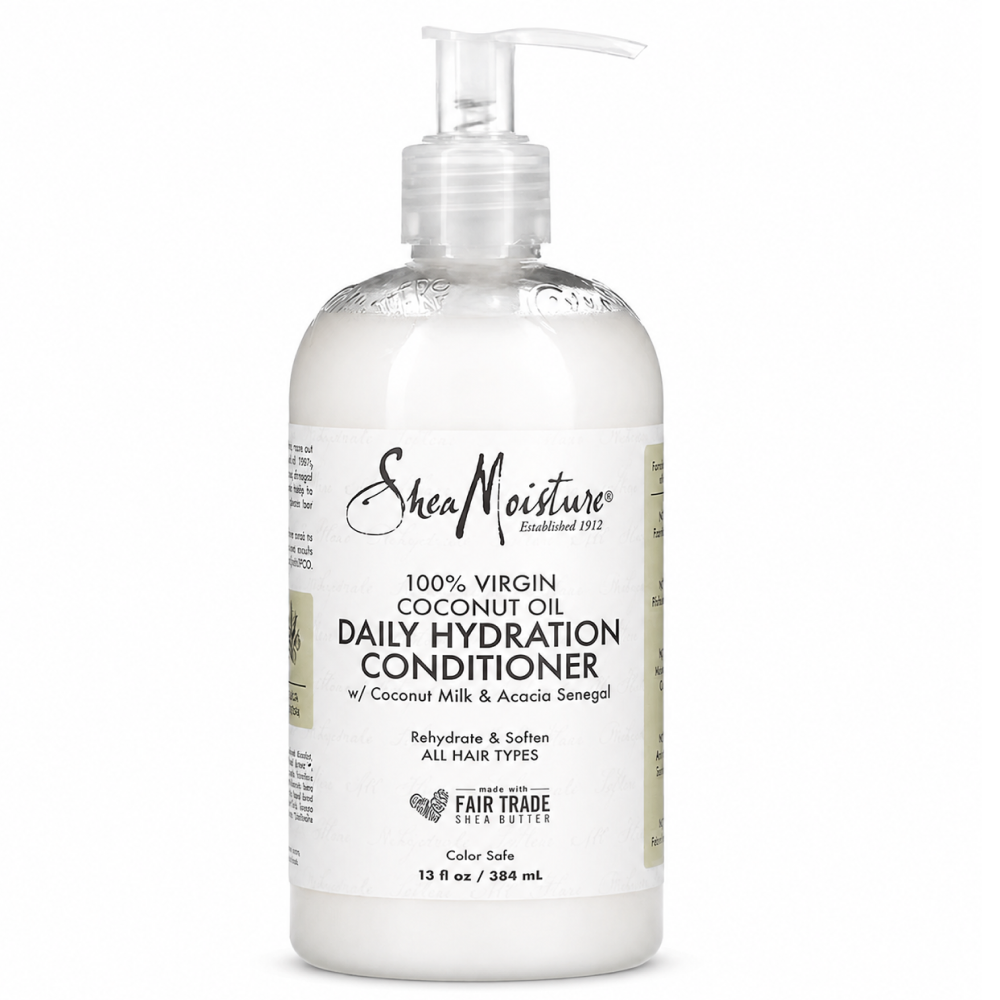 Shea Moisture 100% Virgin Coconut Oil Daily Hydration Combo Pack - All - Curly Nest Spain