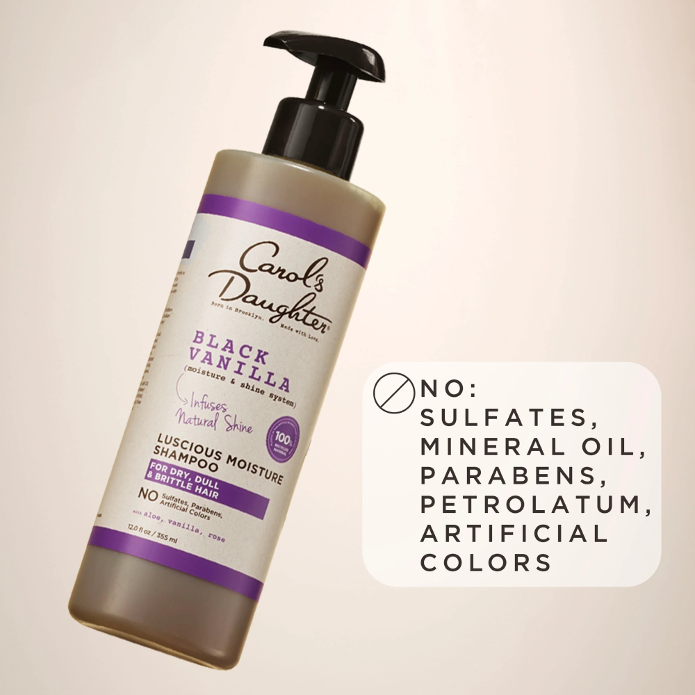 Carols Daughter Black Vanilla Moisture & Shine Shampoo 12oz - Champú hidratante - Curly Nest Spain