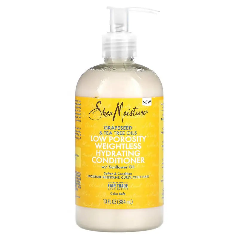 Shea Moisture Low Porosity Weightless Conditioner 384ml - Acondicionador hidratante - Curly Nest Spain