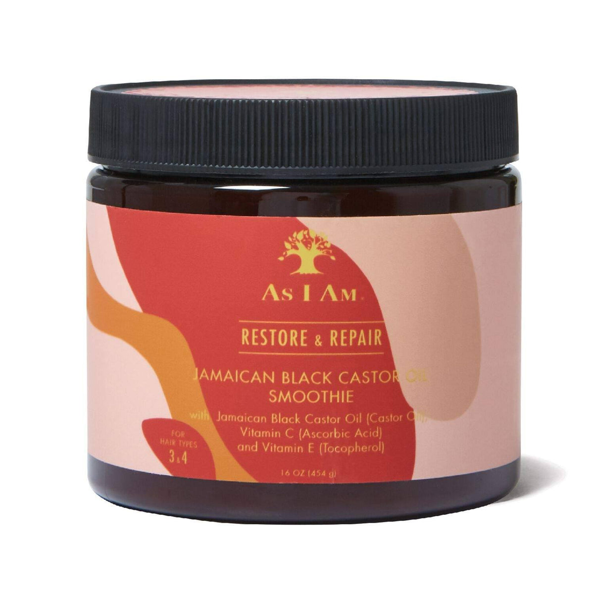 As I Am Jamaican Black Caster Oil Smoothie 454g - Crema para el cabello - Curly Nest Spain