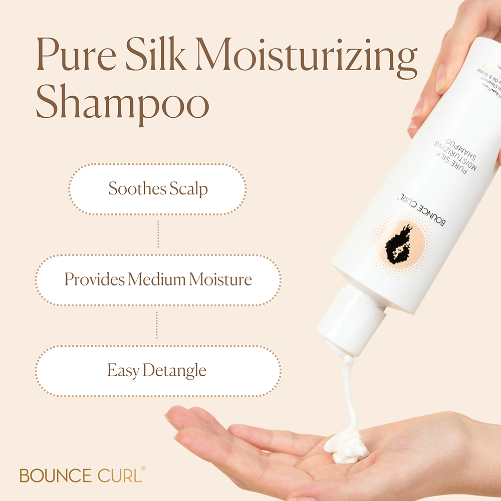 Bounce Curl Pure Silk Moisturizing Shampoo 238ml - Champú hidratante - Curly Nest Spain