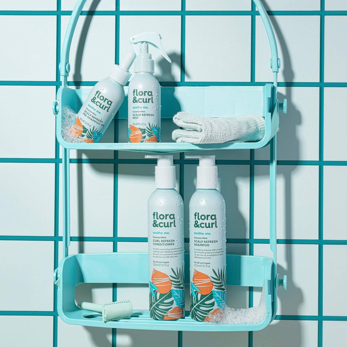Flora & Curl Soothe Me Coconut Mint Scalp Refresh Mist 100ml - Tratamiento del cuero cabelludo - Curly Nest Spain