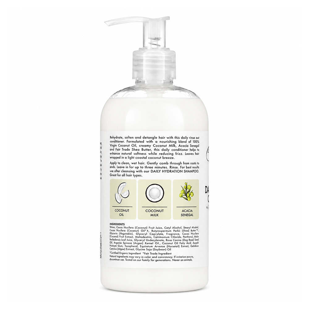 Shea Moisture 100% Virgin Coconut Oil Daily Hydration Combo Pack - All - Curly Nest Spain